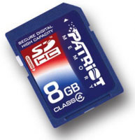 Patriot memory 8GB SDHC (PSF8GSDHC4)